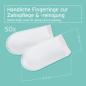 Preview: Detailaufnahme des strukturierten Vlies-Materials der AniForte Denta Clean Fingerpads