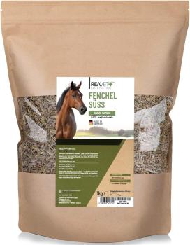 ReaVET Fenchel Samen Süss 1kg - Naturreine Fenchelsamen für Pferde