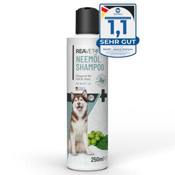 ReaVET Neemöl Shampoo für Hunde - Pflegend für Fell & Haut