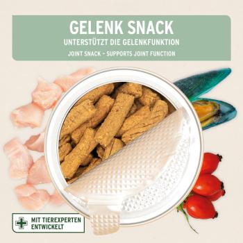 Preview: Nahaufnahme der saftigen getreidefreien AniForte Gelenk Soft-Snacks für Hunde