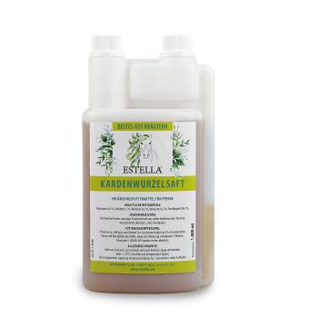 ESTELLA Kardenwurzelsaft für Pferde – 1 Liter – Natürliche Immun-Formel & Stoffwechsel-Support