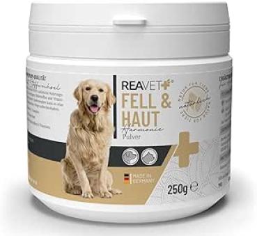 ReaVET Haut & Fell Pulver für Hunde & Katzen 250g