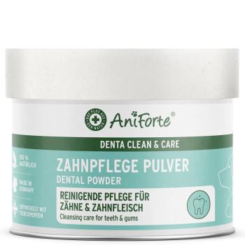 Aniforte Zahnsteinentferner für Hunde & Katzen: AniForte Denta Clean & Care Pulver