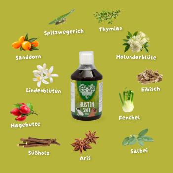 Preview: Freies Durchatmen mit Tierliebhaber: Wohltuender Hustensaft für deinen Hund 500ml