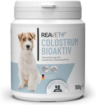 Reavet Colostrum Bioaktiv für Hunde & Katzen - unterstützt das Immunsystem