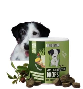Neu Tierliebhaber  Gras- & Kotfresser Drops,  als Snack geeignet