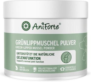 Preview: Natürliches Gelenkpulver Grünlippmuschel mit Omega-3 für Hunde und Katzen
