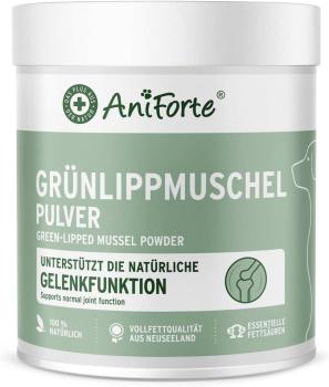 Preview: Grünlippmuschel Pulver unterstützt Knorpelaufbau und Beweglichkeit bei Hund & Katze