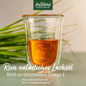 AniForte® Omega-3 Lachsöl Hunde Pferde Katzen EPA + DHA + ALA-Fettsäuren