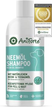 AniForte Neemöl Shampoo für Hunde gegen Juckreiz – 500ml Flasche