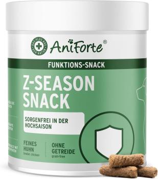 AniForte Z-Season Snack für Hunde mit Hähnchen, Schwarzkümmel und Zistrose