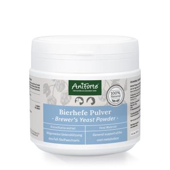 AniForte Bierhefe Pulver – glänzendes Fell & vitale Haut