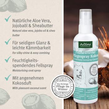 Aniforte Fellharmonie Pflegespray Kokos 200ml für Hunde und Katzen