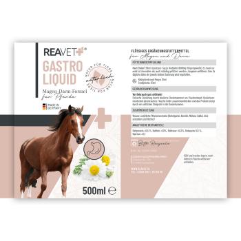 Reavet Gastro Liquid für Pferde  500ml - Magen, Darm