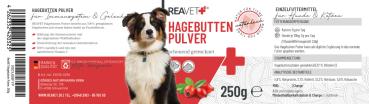 Reavet Hagebutten Pulver 250g für Hunde und Katzen