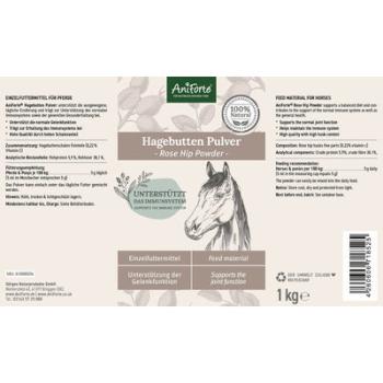 Aniforte 1 kg  Hagebuttenpulver Unterstützung Immunsystem & Gelenke