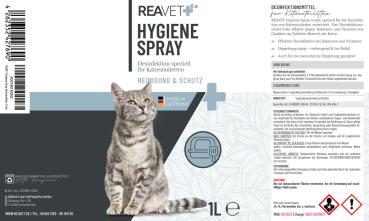 ReaVET Hygiene-Spray – Effektive Flächendesinfektion für Katzentoiletten und Umfeld