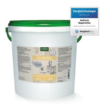 Aniforte Natur Nagerfutter - Natürliches Futter für Kleintiere