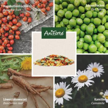 Aniforte Natur Nagerfutter - Natürliches Futter für Kleintiere