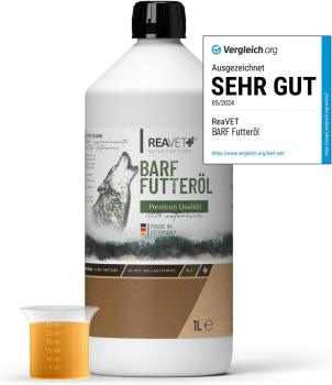 ReaVet BARF Futteröl 1L - Premium Qualität für Hunde