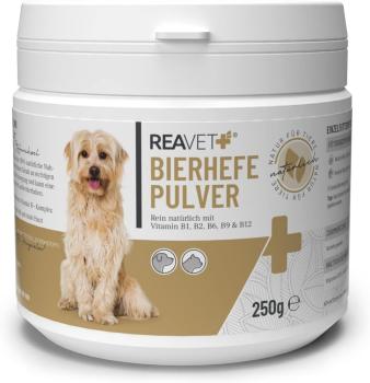 Reavet Bierhefe Pulver Rein natürlich mit Vitamin B1, B2, B6, B9 & B12