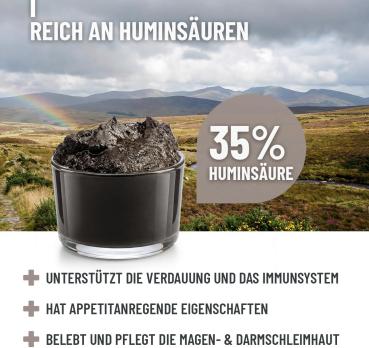Analysewerte ReaVET Heilmoor: Reich an Huminsäuren und Mineralstoffen ohne Zusätze