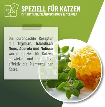 Preview: ReaVET Hustensaft Tropfen für Katzen – Natürliche Unterstützung für freie Atemwege (50ml)