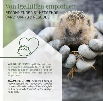 Wildlife Home Spezialfutter für Igel – Premium Ernährung für unsere stacheligen Freunde