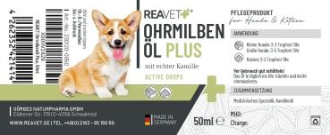 Preview: Natürliche Inhaltsstoffe mit echter Kamille für die milde Pflege empfindlicher Hundeohren