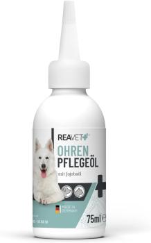 Reavet Ohren-Pflegeöl 75ml für Hunde und Katzen