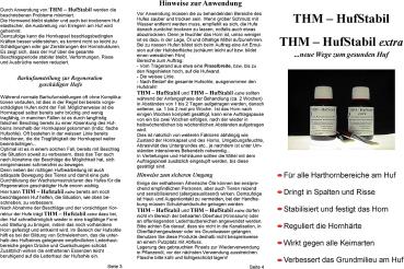 THM Hufstabil Extra für Pferde  mit Problemhufen 100ml