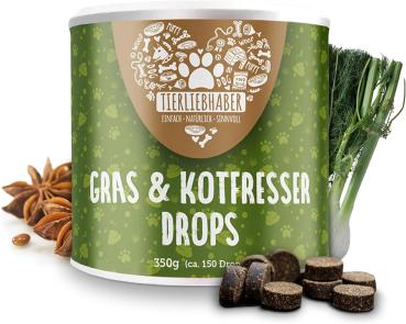 Tierliebhaber  Gras- & Kotfresser Drops,  als Snack geeignet