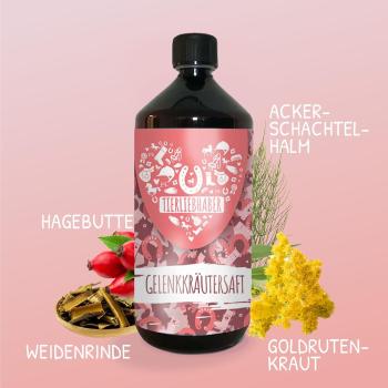Gelenke natürlich stärken – Tierliebhaber Gelenkkräutersaft für Pferde (1 L)
