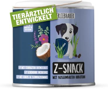 Tierliebhaber Z-Snack Packung für Hunde natürlicher Zeckenschutz