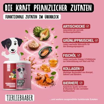 Preview: Unterstützung für Gelenke, Knorpel und Bewegungsapparat bei älteren Hunden