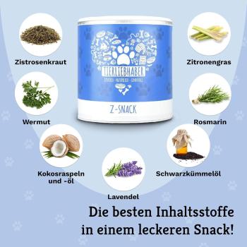 Tierliebhaber Z-Snack für Hunde: Der gesunde Kauspaß für deinen Liebling mit Zeckenschutz!