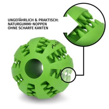 Aniforte Zahnpflegeball Ø 7 cm – Naturkautschuk