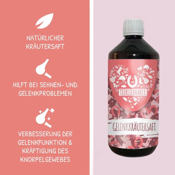 Tierliebhaber Gelenkkräutersaft Pferd 1l – Natürliche Unterstützung für gesunde Gelenke & Sehnen
