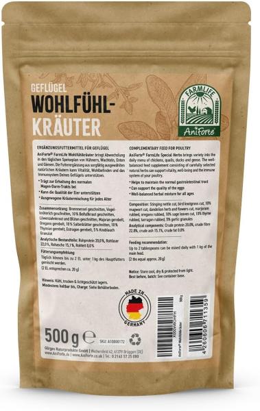 Aniforte FarmLife Geflügel Wohlfühlkräuter