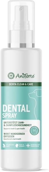 AniForte Denta Clean & Care Dentalspray 100ml Flasche auf weißem Hintergrund