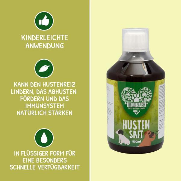 Freies Durchatmen mit Tierliebhaber: Wohltuender Hustensaft für deinen Hund 500ml