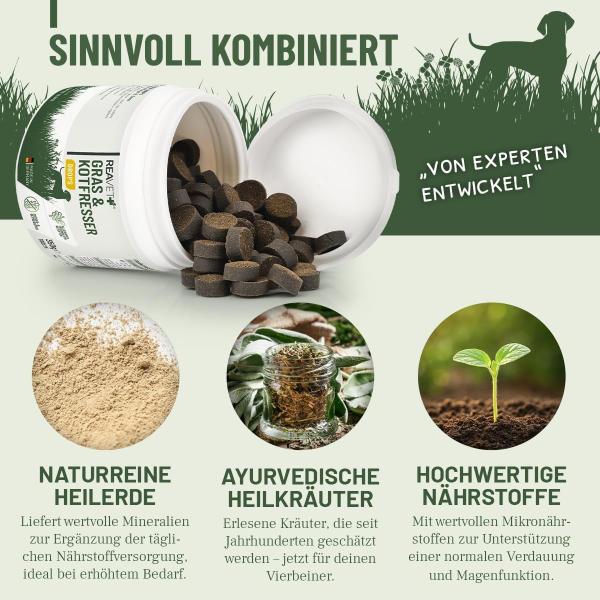 ReaVET Gras- & Kotfresser Drops 350 g – Natürliche Hilfe bei Gras- & Kotfressen