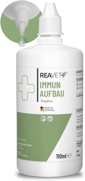 Reavet Immun-Aufbau Tropfen 110ml: Natürliche Unterstützung für das Immunsystem von Hund und Katze