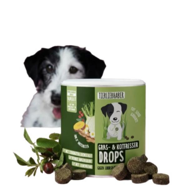 Neu Tierliebhaber  Gras- & Kotfresser Drops,  als Snack geeignet