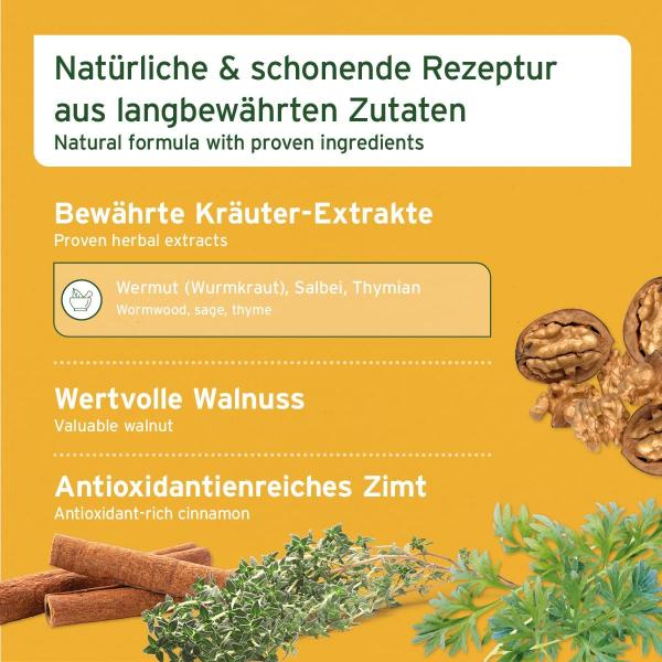 AniForte® Wurm Kraut W-Liquid – Natürliche Darmabwehr für Hunde & Katzen Kleintiere