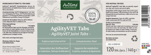 Aniforte Set Beweglichkeit & Vitalität in  Lachsöl + Agility Vet 370g