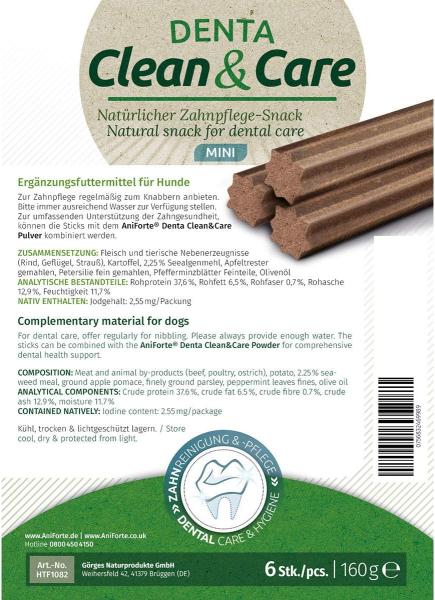 Aniforte Denta Clean & Care Sticks Mini für Hunde