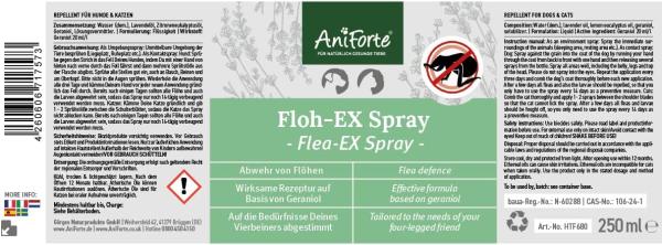 AniForte Floh-Ex Flohspray für Hunde & Katzen 250 ml