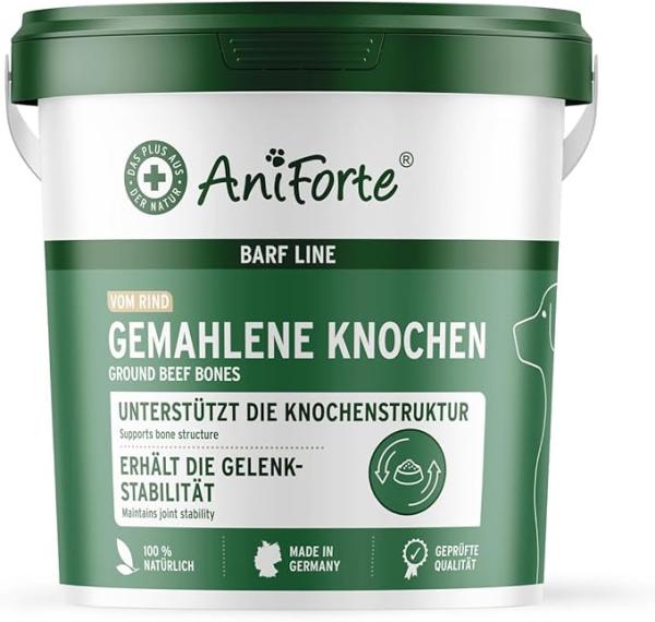 Aniforte BARF-Line gemahlene Knochen für Hunde & Katzen