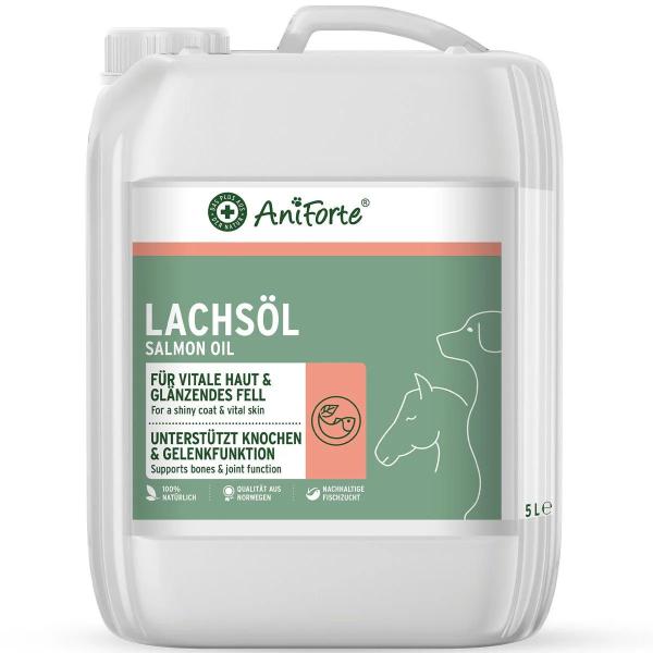 AniForte® Omega-3 Lachsöl Hunde Pferde Katzen EPA + DHA + ALA-Fettsäuren